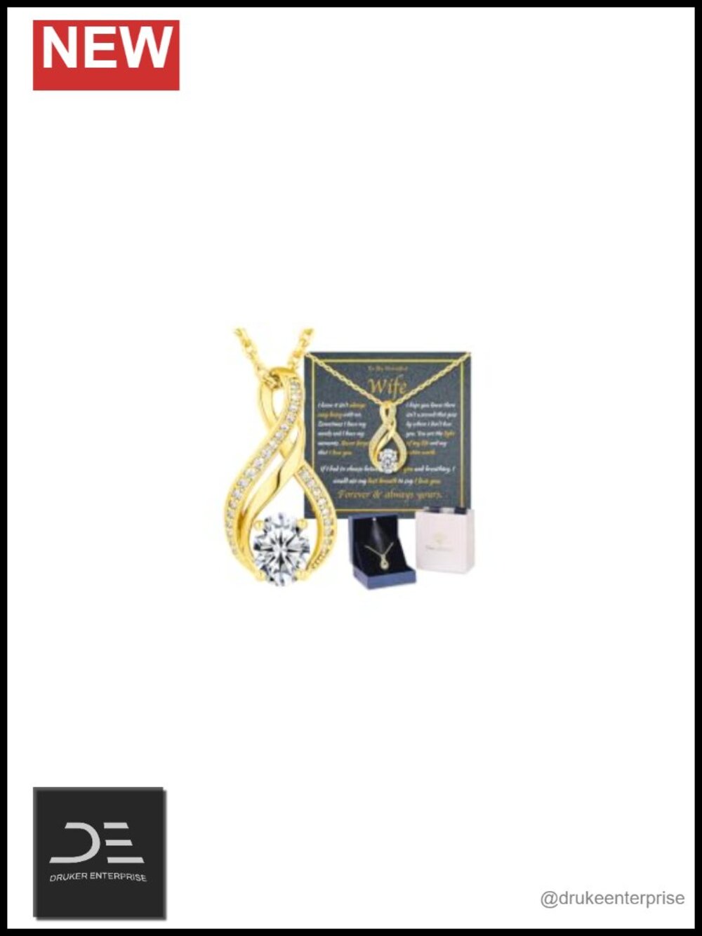 Moissanite Pendant Necklace 925 Sterling Silver Gold Plated